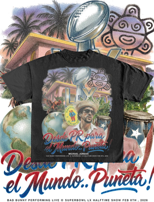 Bad Bunny Superbowl 2026 (black)